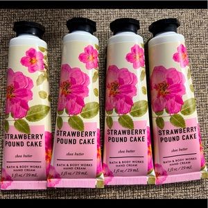 B&BW Strawberry Pound Cake hand cream lot